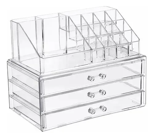 Organizador Acrílico De Maquillaje Accesorios Luvina Mujer 1015b