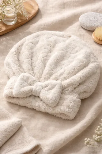 Turbante Moñito Para Cabello Mujer Gorro Toalla Cofia