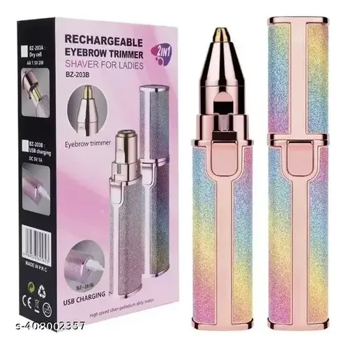 Mini Depilador Electrico 2 En 1 Vello Facial Y Cejas