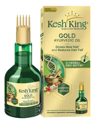 Aceite Capilar Ayurvédico Kesh King, 300 Ml, Tratamiento Cap