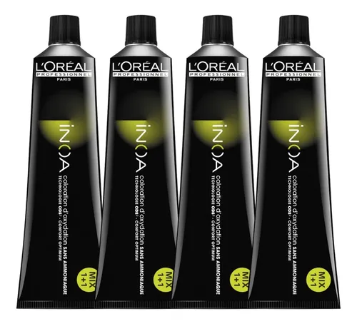 Kit Coloracion 4 Tinturas Inoa Loreal Professionnel