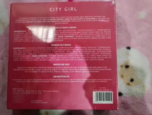 Kit City Girl Sugar Delight Mascarilla Y Rubor Crema