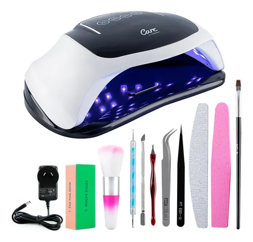 Cabina Para Uñas Led Gadnic Care Manicura Pedicura Con Kit