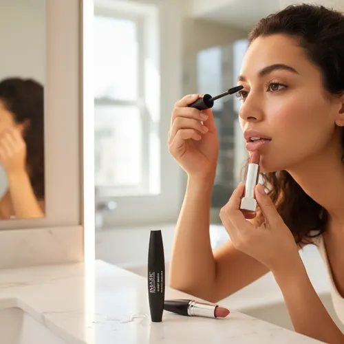 Combo Labiales Maybelline Cremosos Mascara Pestañas Imagic