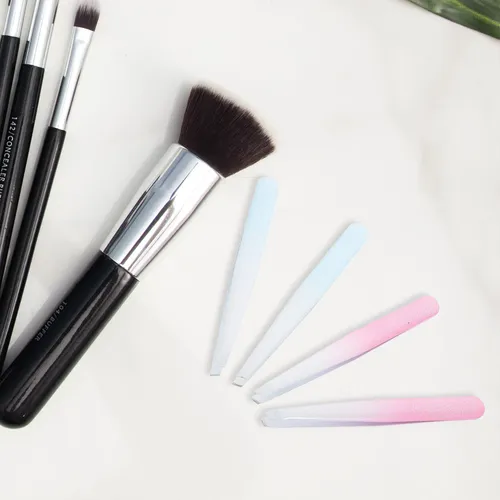 Pinzas Inclinadas Para Cejas, 4 Unidades, De Acero Inoxidabl