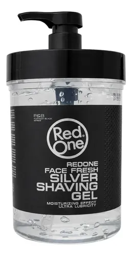 Red One Gel Silver Shaving Gel Hidratante Fresh 1000 Ml