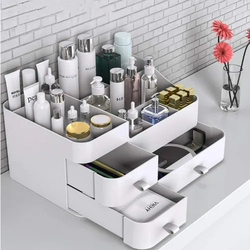 Organizador De Maquillaje De Gran Capacidad De 1 Pieza Con C