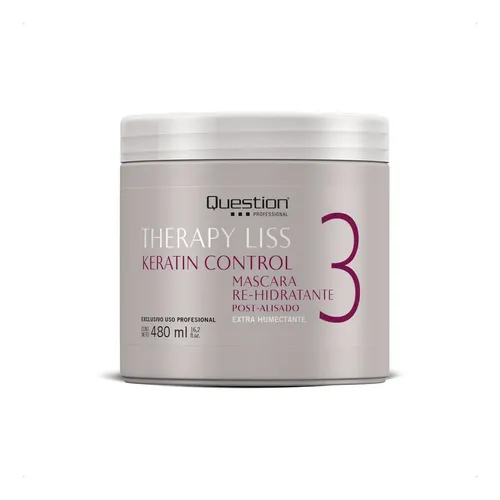 Question Therapy Liss Máscara 3 Keratin Control 480ml