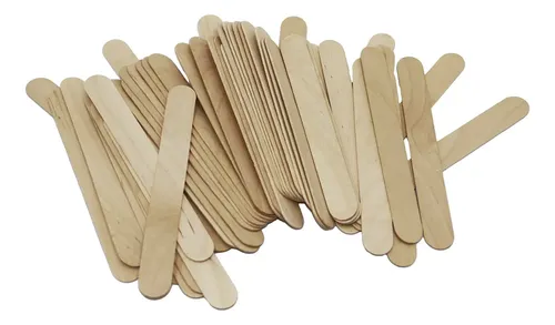 100 Palitos De Madera Para Depilación, Espátulas Y Abateleng
