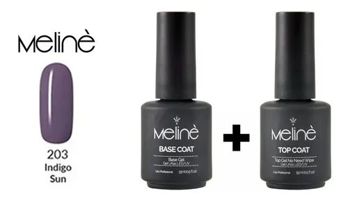 Esmaltes Semipermanentes Meline Color + Base + Top