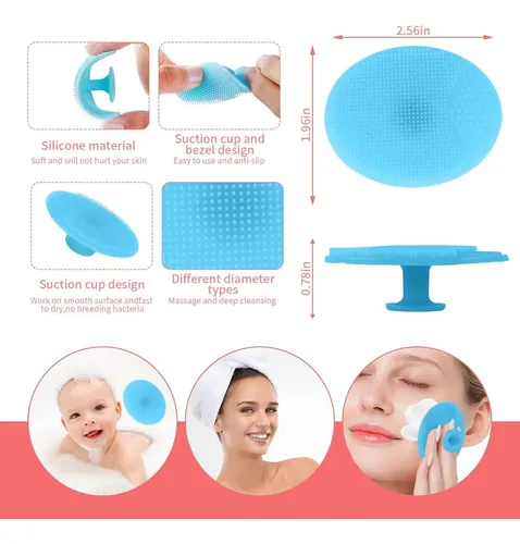 Juego Exfoliante Silicona Facial 2+3 Labios Yoizyfree
