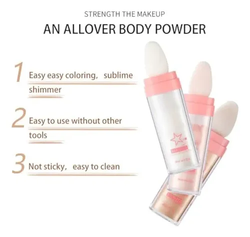 Maquillaje Iluminador En Polvo Con Purpurina, El