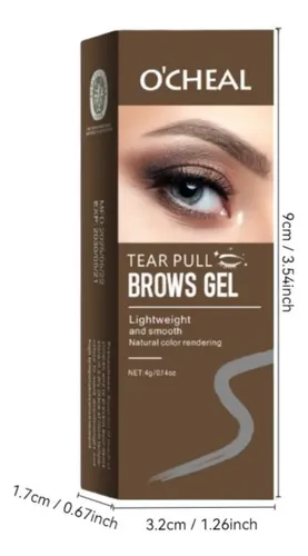 Gel Para Cejas Colorido Larga Duración Maquillaje