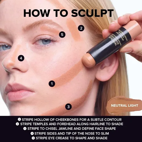 Contorno Crema-póder Nudestix Neutral Nude Light F4008044