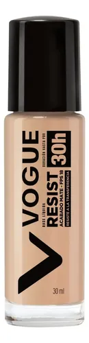 Base de maquillaje líquida Vogue Resist Resist Larga duración Base líquida Resist tono avellana – 30mL 30g