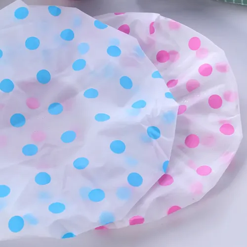 Gorro De Ducha Elástico Reutilizable Dot Thicken Para Cabell