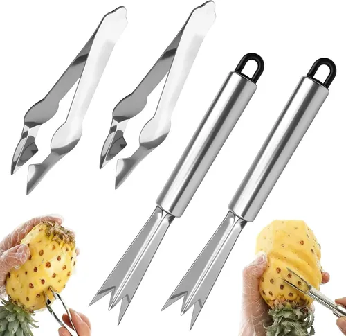 Juego De Herramientas Para Eliminar Ojos De Piña, 4 Piezas,