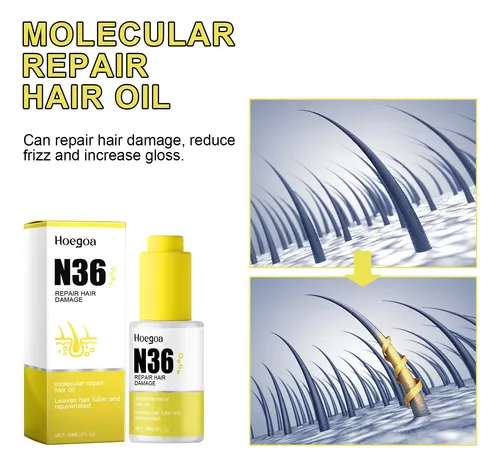 Aceite Capilar Hoegoa Para Cabello Seco Y Encrespado