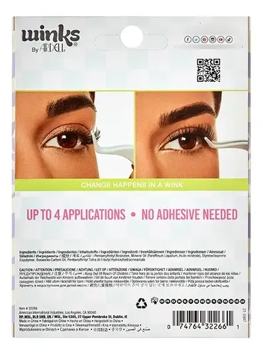 Pestañas Press On Con Aplicador Natural X30u Ardell
