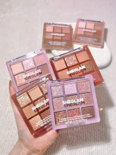 Paleta De Sombras Sheglam Just Blushed 9 Tonos