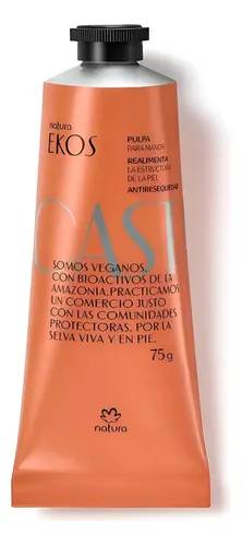 Natura Ekos Pulpa De Manos Castaña 75 Grms