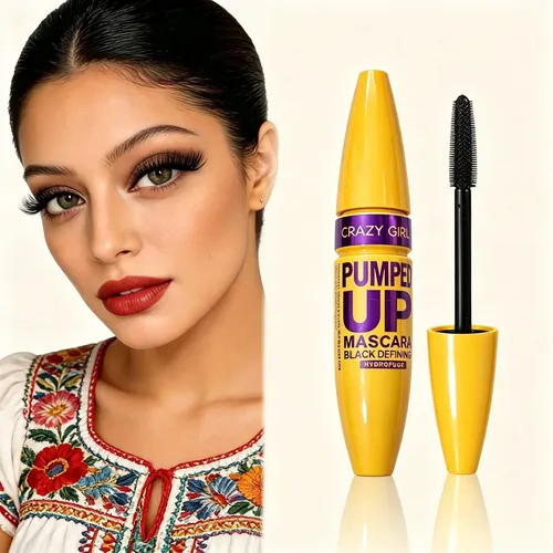 Mascara De Pestañas Volumen Intense Black Waterproof 20h