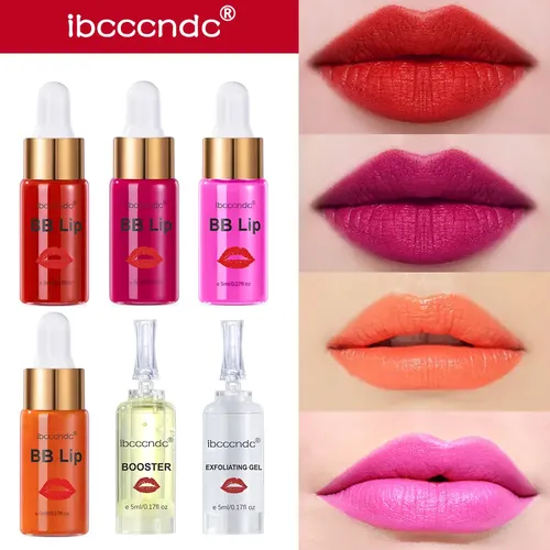 Set 8 Sérums Labiales Hidratantes 5ml 3 Colores A