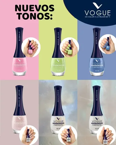 Esmalte De Uñas Vogue Fantastic 6 Unid. Colores A Eleccion
