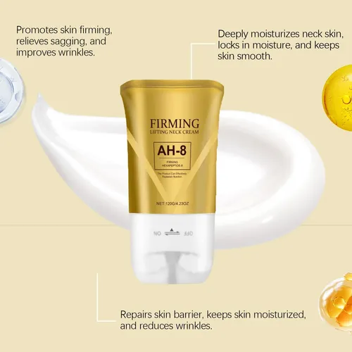 Crema Reafirmante Para Cuello Con Roll On Ah-8 120 G Neutra