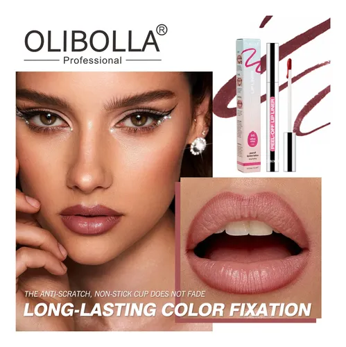 Olibolla Set 8 Delineador Peel Off Labial Agua Resistente