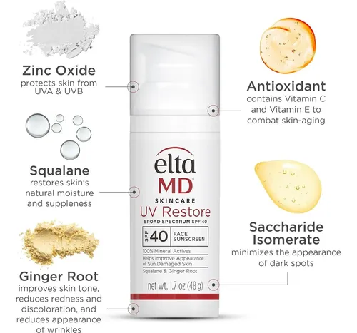 Eltamd Uv Restore Protector Solar Facial Spf 40 Mineral