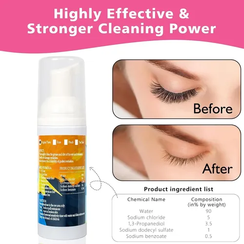 Kit Shampoo Foam De Pestañas Lash Diferentes Modelos