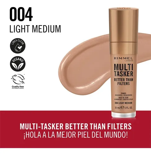 Base Maquillaje Rimmel Primer Multitasker 004 Light Medium