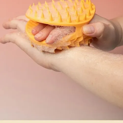 Cepillo Exfoliante Corporal Y Capilar Silicona 2 En 1