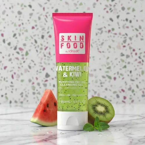 Gel Limpiador Facial Watermelon Kiwi Idraet Skin Food 150ml