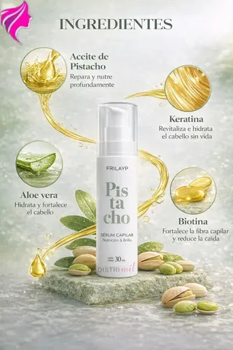 Tratamiento Capilar Serum Frilayp Nutricion Pistacho 30ml