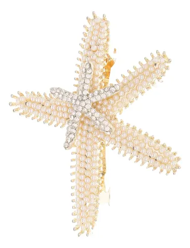 Pinzas Para El Cabello Con Perlas De Strass, Pinzas Para El