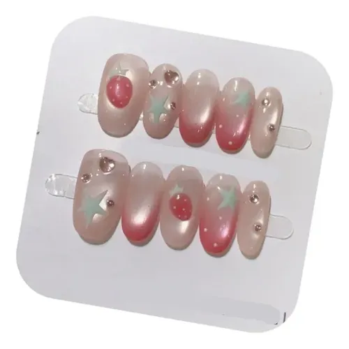 Calidad Superior Parche De Uñas Rubor Rosa Melocotón