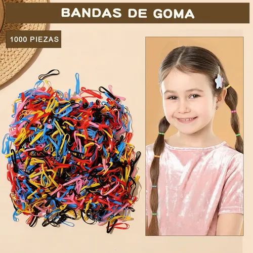 1209pzs Accesorios Para Cabello Scrunchies Donas Ligas Banda