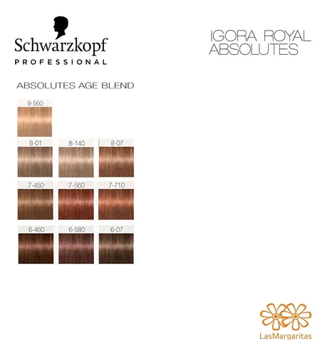 Tintura Schwarzkopf Professional Igora royal Absolutes tono 7-60 para cabello