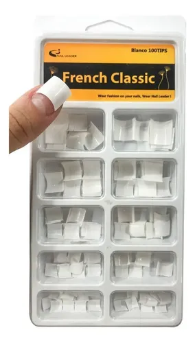 Tips Para Uñas Francesa X100 Blanco U33