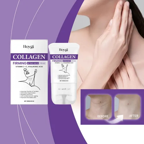 Hy/ Crema De Cuello Hoygi Con Rodillo Para Hidratar Y