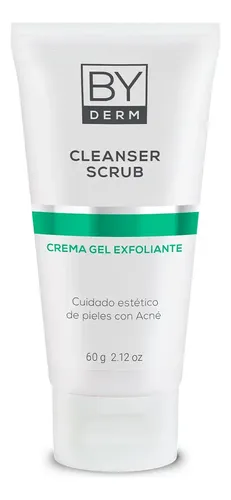 By Derm Cleanser Scrub Crema Gel Exfoliante Facial Acné