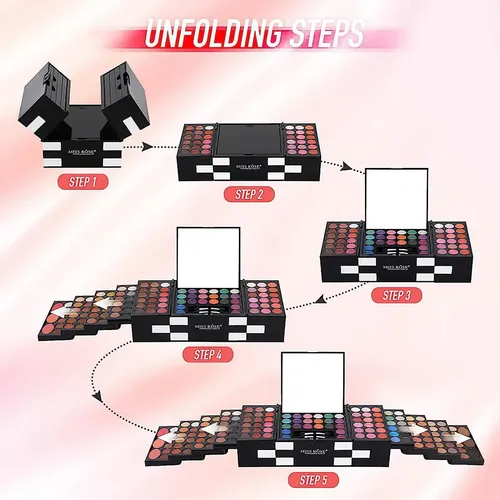 +paleta Maquillaje 142 Sombras Ojos Completa100