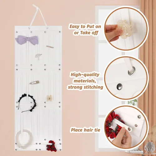 Organizador De Accesorios Para El Cabello, Colgador De Pinza