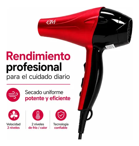 Secador De Pelo Frio Calor Profesional Deluxe 220v
