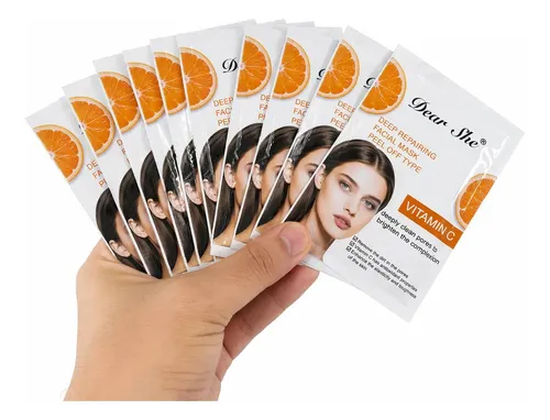 Mascarilla Facial Peel Off Con Vitamina C Dear She