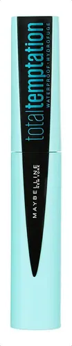Mascara De Pestanas Total Temptation Maybelline Color Negro Waterproof