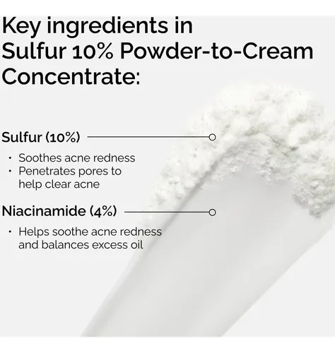 The Ordinary Azufre 10% Pó De Crema Para Acné 0.18 Oz