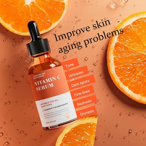 Suero Facial con Vitamina C Tinclen para Todo Tipo de Piel